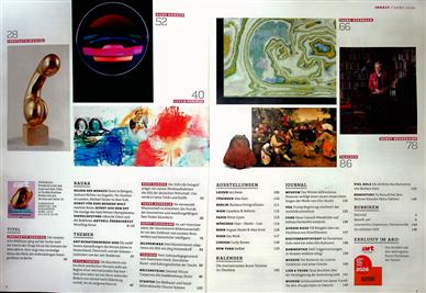 Art Inhaltsverzeichnis