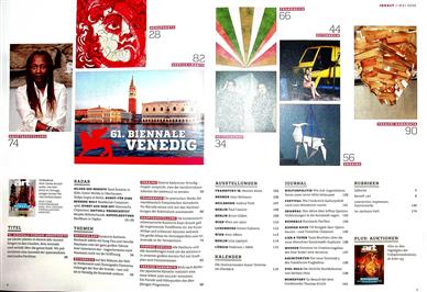 Art Inhaltsverzeichnis