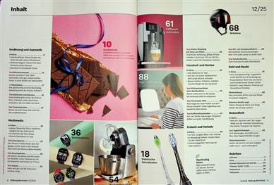 Stiftung Warentest Inhaltsverzeichnis