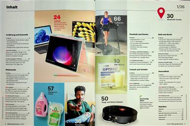 Stiftung Warentest Inhaltsverzeichnis