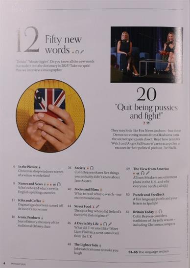 Spotlight Inhaltsverzeichnis