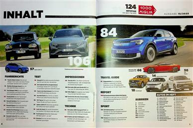 auto motor und sport Inhaltsverzeichnis