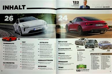 auto motor und sport Inhaltsverzeichnis