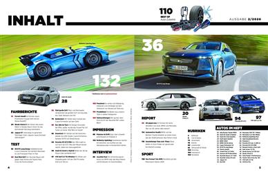 auto motor und sport Inhaltsverzeichnis