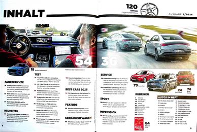 auto motor und sport Inhaltsverzeichnis