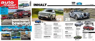 auto motor und sport Inhaltsverzeichnis