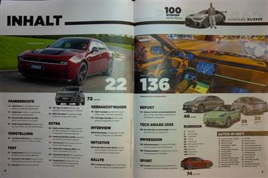 auto motor und sport Inhaltsverzeichnis
