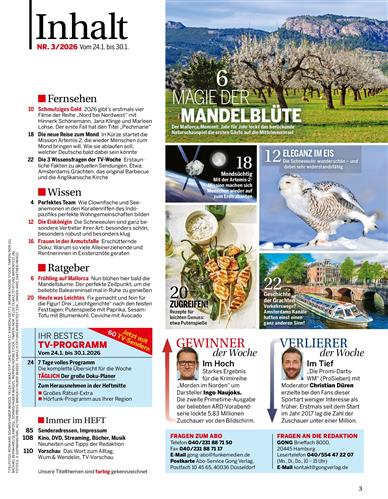 Bild + Funk Inhaltsverzeichnis