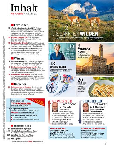 Bild + Funk Inhaltsverzeichnis