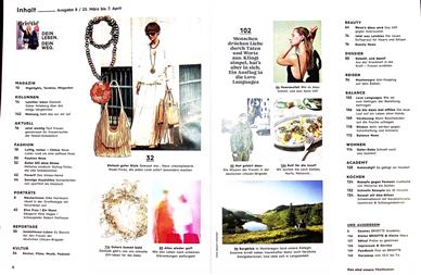 Brigitte Inhaltsverzeichnis