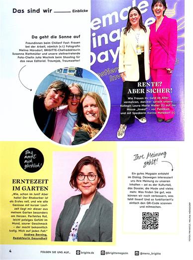 Brigitte Inhaltsverzeichnis