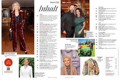 Bunte Inhaltsverzeichnis