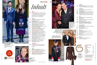 Bunte Inhaltsverzeichnis