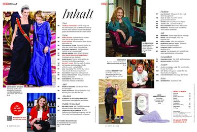 Bunte Inhaltsverzeichnis