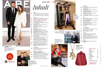 Bunte Inhaltsverzeichnis