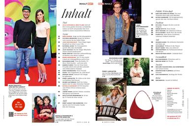 Bunte Inhaltsverzeichnis