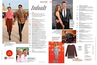 Bunte Inhaltsverzeichnis