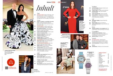 Bunte Inhaltsverzeichnis