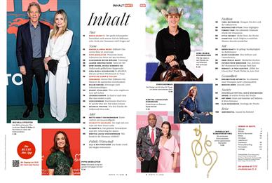 Bunte Inhaltsverzeichnis