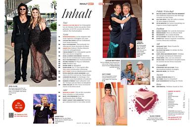 Bunte Inhaltsverzeichnis