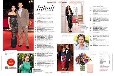 Bunte Inhaltsverzeichnis