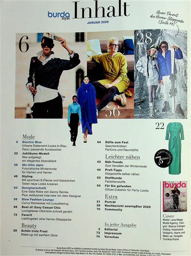 Burda Style Inhaltsverzeichnis