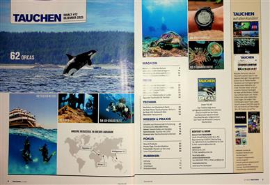 Tauchen Inhaltsverzeichnis