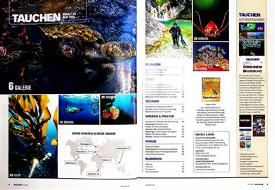 Tauchen Inhaltsverzeichnis
