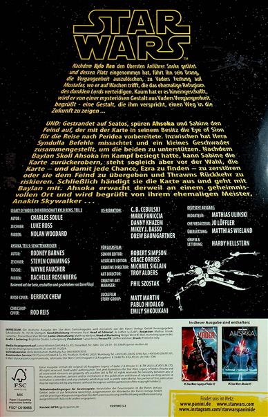 Star Wars Origin Inhaltsverzeichnis