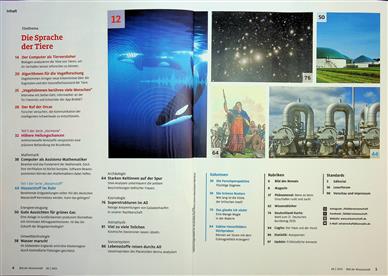 Bild der Wissenschaft Inhaltsverzeichnis