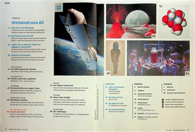 Bild der Wissenschaft Inhaltsverzeichnis
