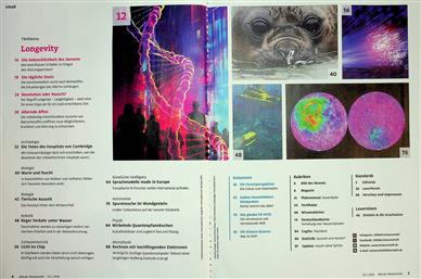 Bild der Wissenschaft Inhaltsverzeichnis