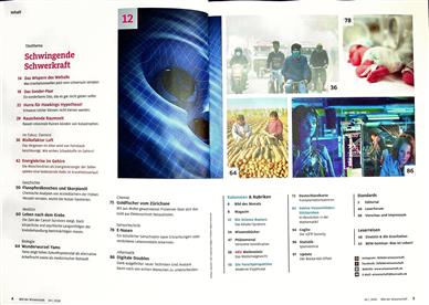 Bild der Wissenschaft Inhaltsverzeichnis