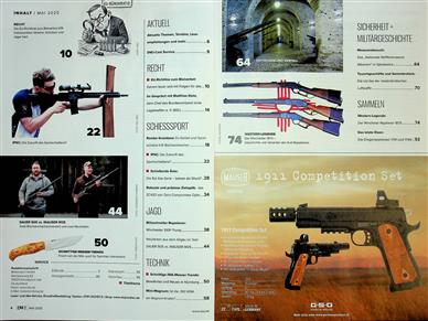 Deutsches Waffen Journal Inhaltsverzeichnis