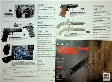 Deutsches Waffen Journal Inhaltsverzeichnis