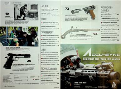 Deutsches Waffen Journal Inhaltsverzeichnis