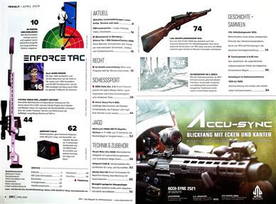 Deutsches Waffen Journal Inhaltsverzeichnis