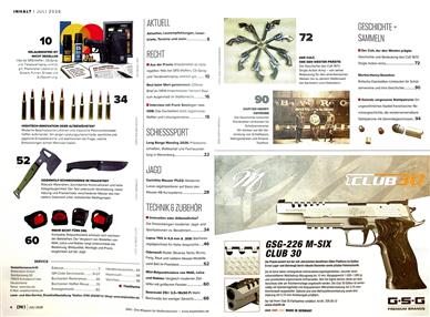 Deutsches Waffen Journal Inhaltsverzeichnis