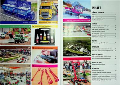 Truckmodell Inhaltsverzeichnis