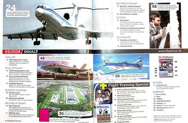 Flug Revue Inhaltsverzeichnis