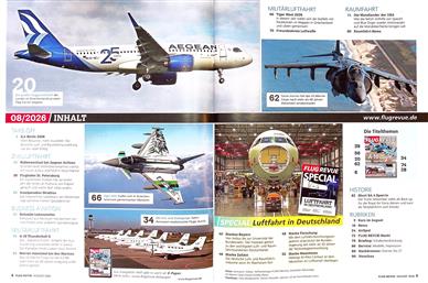 Flug Revue Inhaltsverzeichnis