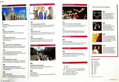 FONO FORUM Inhaltsverzeichnis