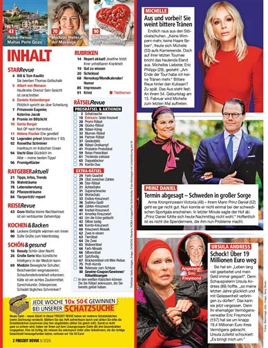 Freizeit Revue Inhaltsverzeichnis