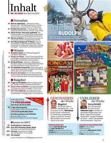 Gong Inhaltsverzeichnis