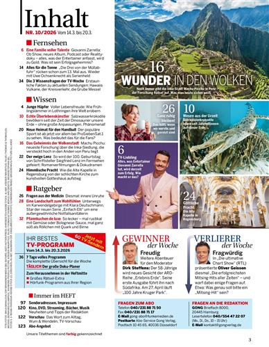 Gong Inhaltsverzeichnis