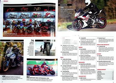 MO Motorrad Magazin Inhaltsverzeichnis