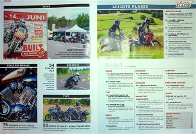 MO Motorrad Magazin Inhaltsverzeichnis