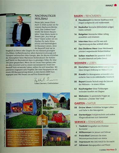 Das Haus Inhaltsverzeichnis