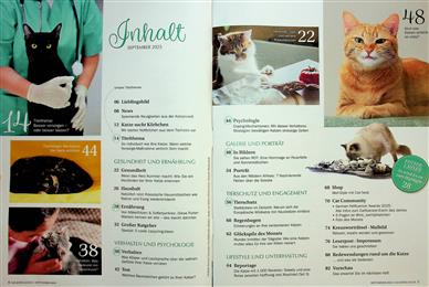 Geliebte Katze Inhaltsverzeichnis