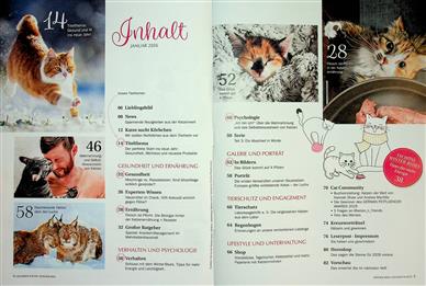Geliebte Katze Inhaltsverzeichnis